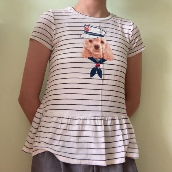 Monteau Girl's T-Shirt kids L size - Picture 2 of 4